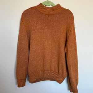 Aerie Burnt Orange Oversized Knit